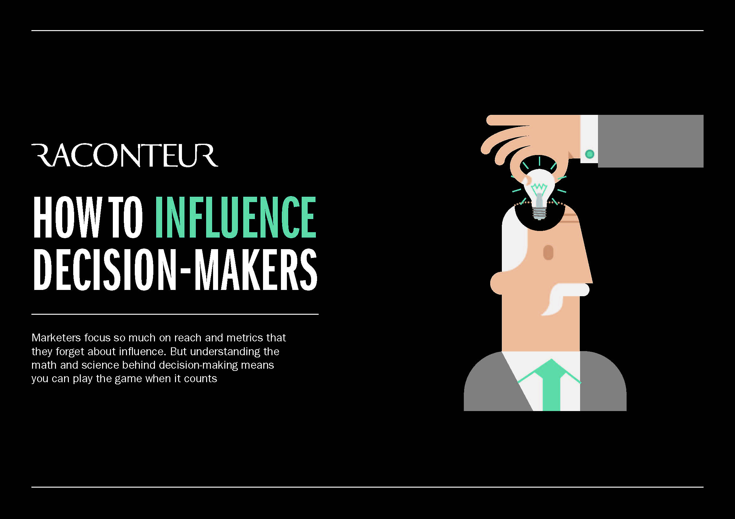 How to influence decision makers infographic